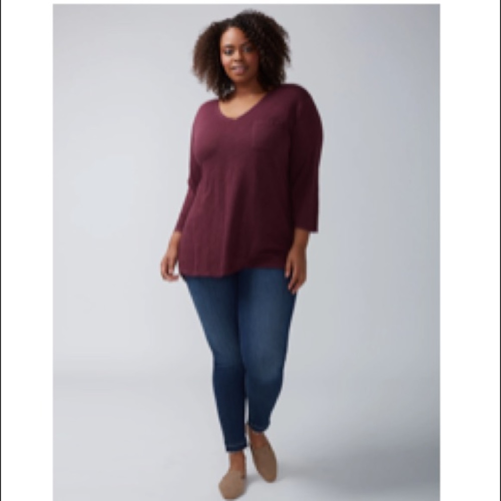 Winetasting 3/4 Sleeve Pocket Tee